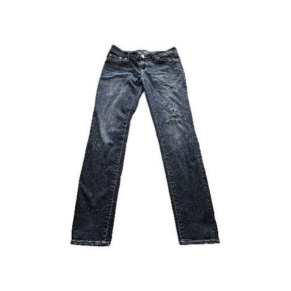 Buffalo Women's Felow Skinny Leg Jeans Low Rise Blue Denim 29 David Bitton - Picture 1 of 15